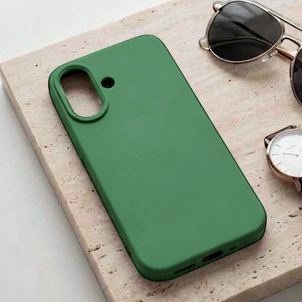 Modern Matte Silicone Case for iPhone & Samsung - Midnight Black