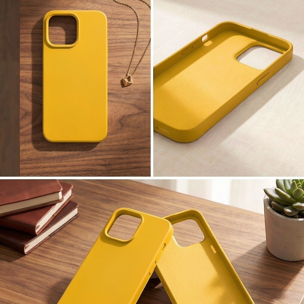 Premium Matte Silicone Case for iPhone | Minimalist Soft-Touch Protective Cover