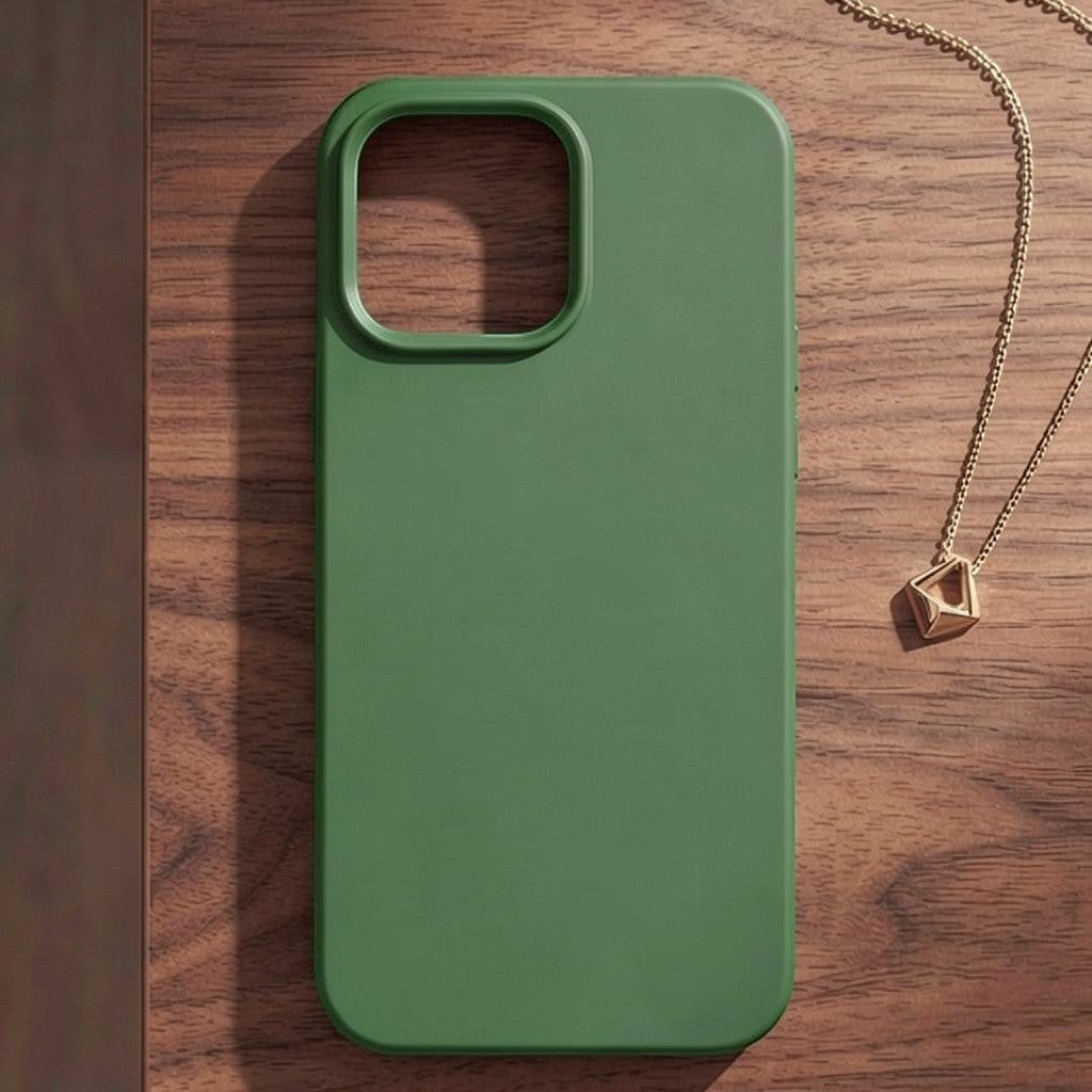 Premium Matte Silicone Case for iPhone | Minimalist Soft-Touch Protective Cover