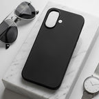 digitaley.co black slim protective phone case with precise cutouts and raised edges.
