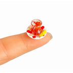 digitaley.co 3D miniature Turkish tea glass and saucer phone case. Handmade cultural accessory.
