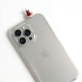 digitaley.co clear iPhone case with a 3D miniature Turkish tea glass and saucer charm.
