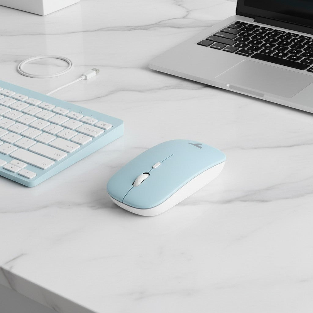 Ultra-Slim Wireless Keyboard and Mouse Set