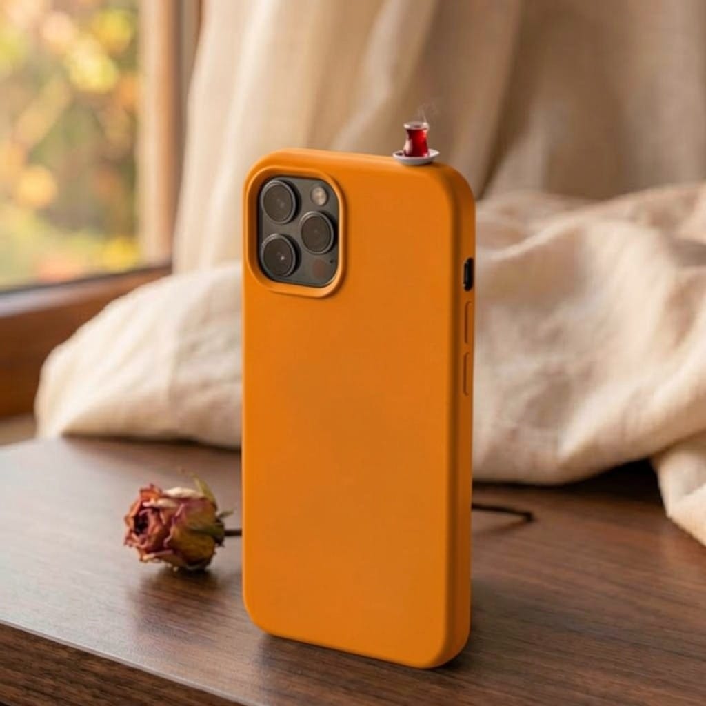 3D Miniature Turkish Tea Silicone Case – Aesthetic "Tea-Spirit" Edition for iPhone