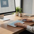 Ultra-Slim Wireless Keyboard and Mouse Set