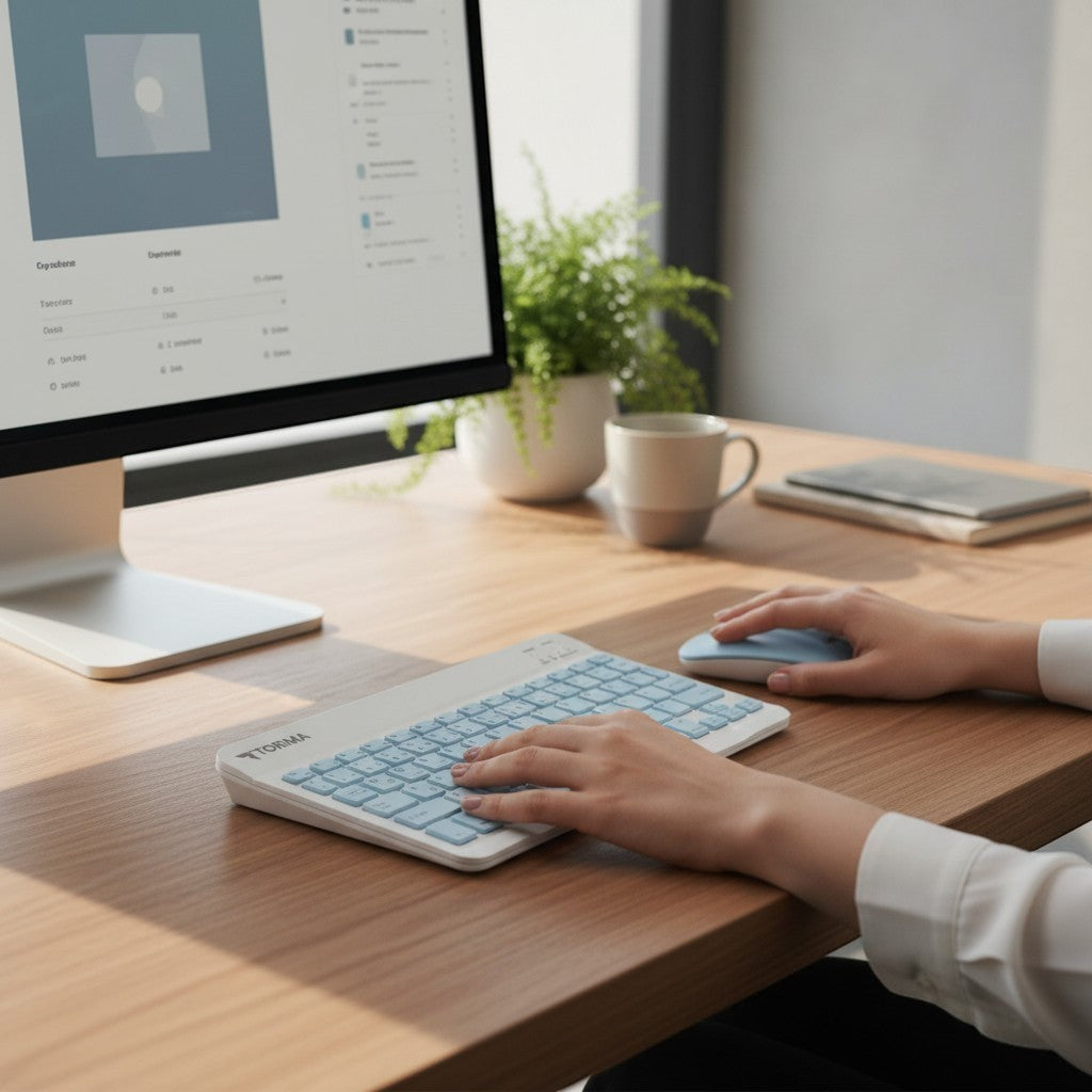 Ultra-Slim Wireless Keyboard and Mouse Set