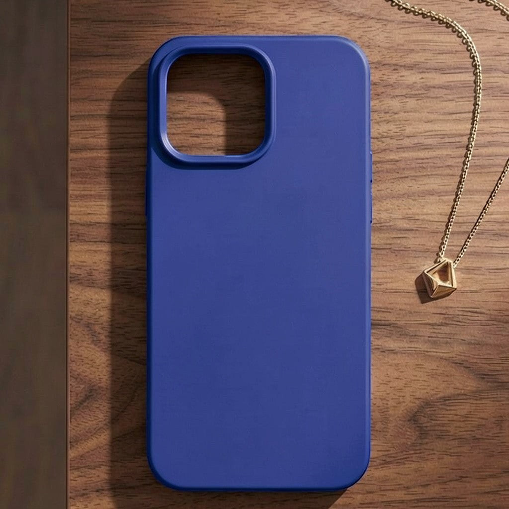 Velvet Touch: Premium Soft-Matte Silicone Case in Fuchsia