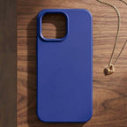 Velvet Touch: Premium Soft-Matte Silicone Case in Fuchsia